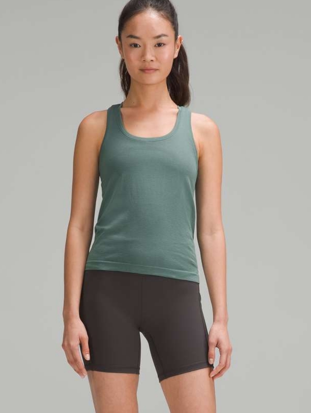Lululemon Swiftly Tech Racerback Tank Top 2.0 Race Length Medium Forest Size 10